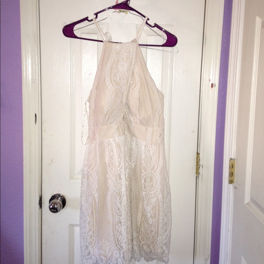 cremated patterned dress
